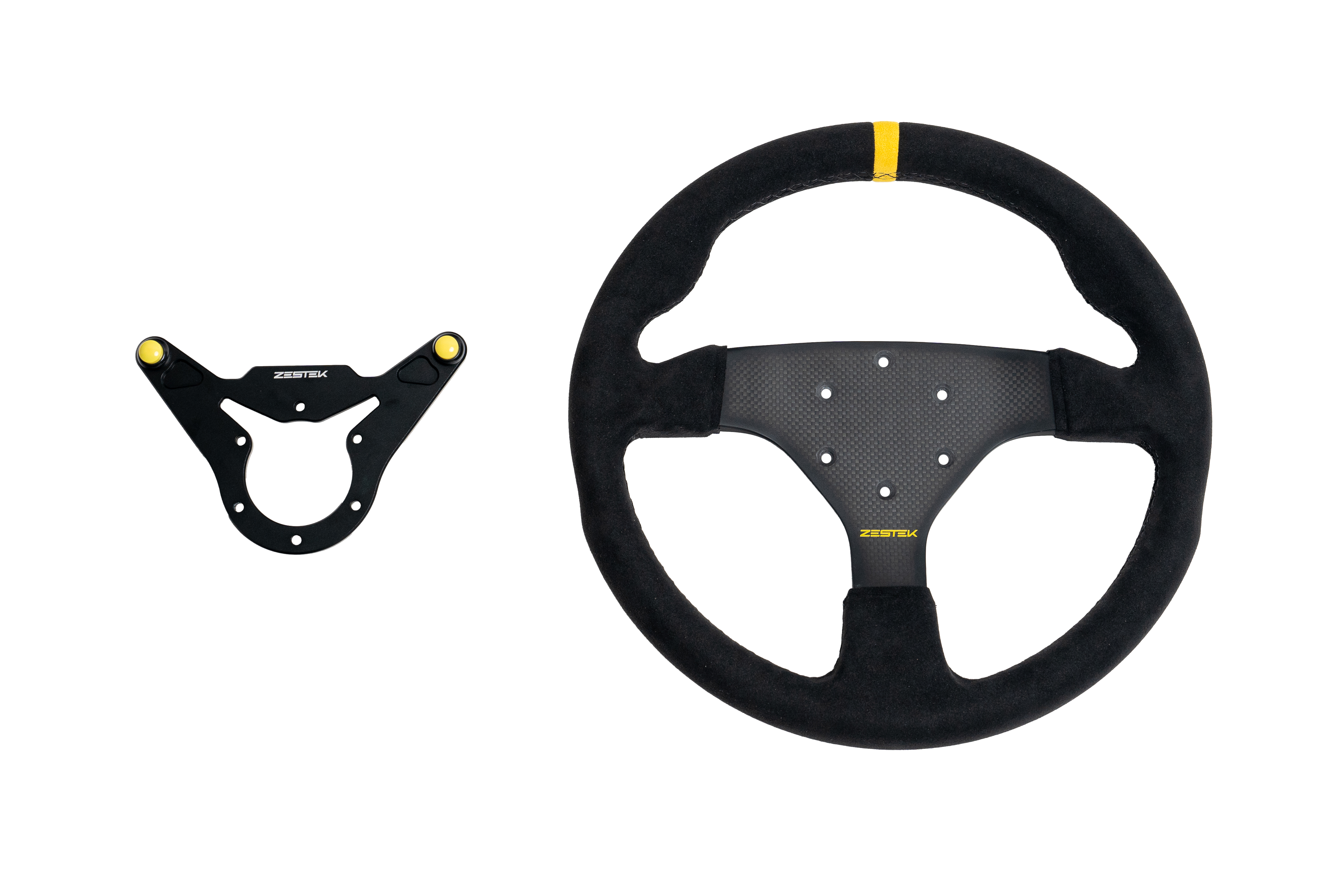 Zestek Racing Carbon Fiber Steering Wheel - 330 Lite