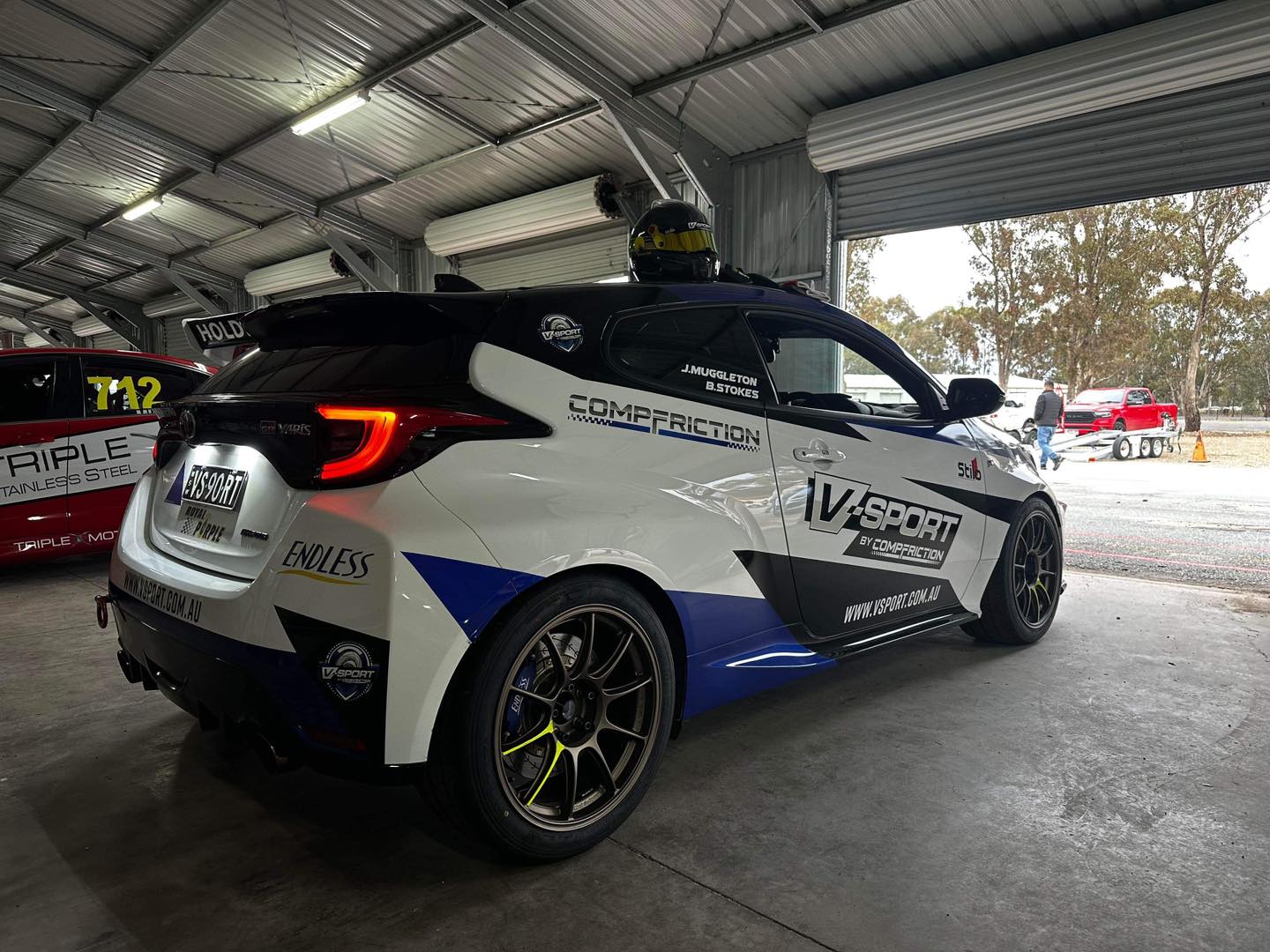 V-Sport's GR Yaris at Aus Time Attack 2024 - Zestek Australia