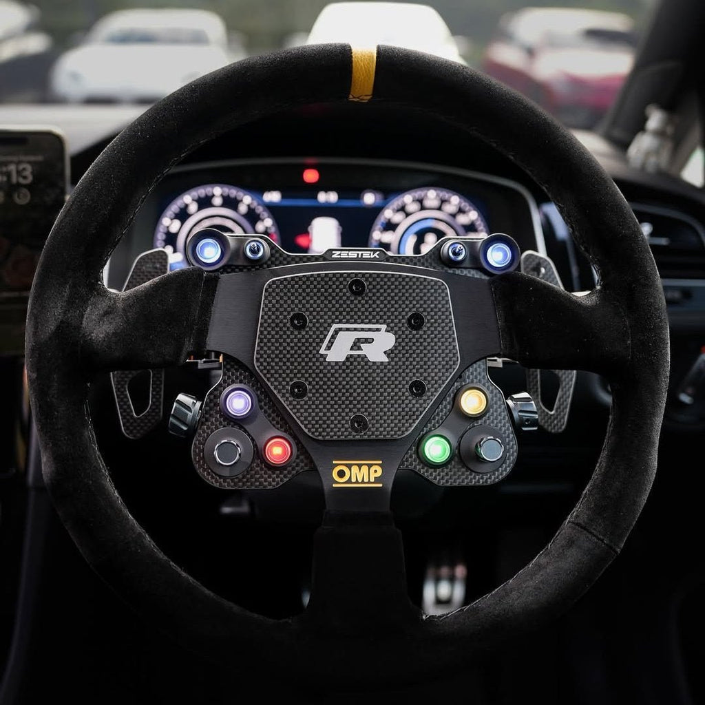 OMP Targa 330mm Flat Suede Steering Wheel