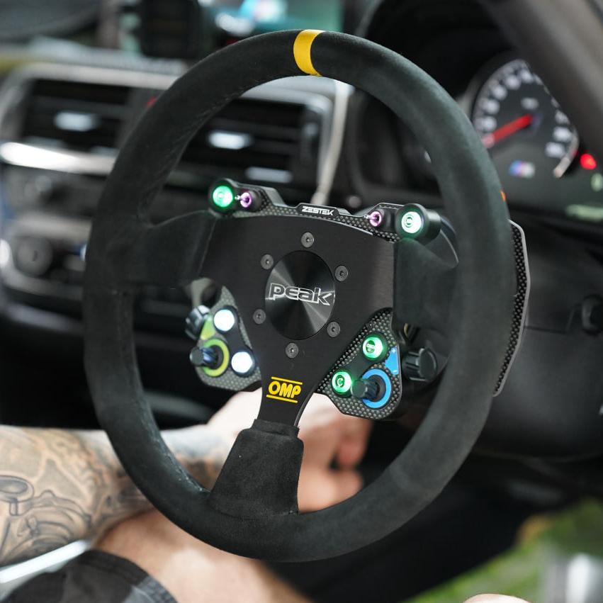 OMP Targa 330mm Flat Suede Steering Wheel - Zestek Australia